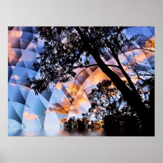 Abstrato Nature Poster