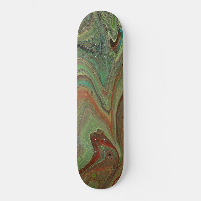 Abstrato O 2 skateboard (Frente)