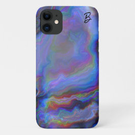 Abstrato Opal Agate Capa de telefone Personalizada
