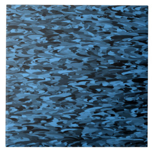 Abstrato - Padrão Azul Preto