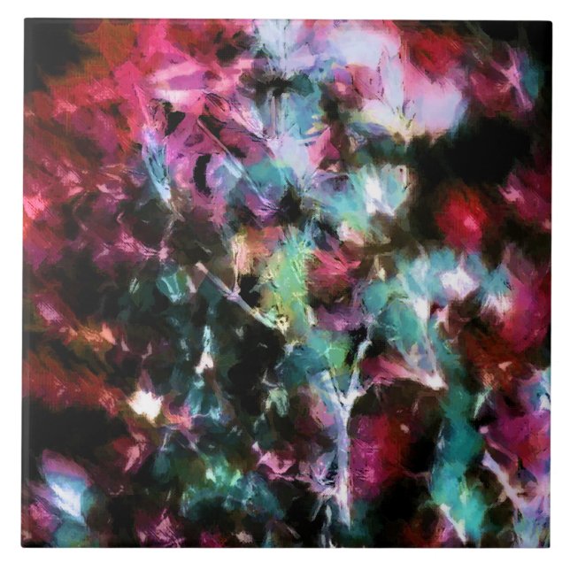 Abstrato, padrão colorido, brilhante, elegante (Frente)