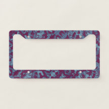 Abstrato Padrão de Pollock Personalizável Azul Rox
