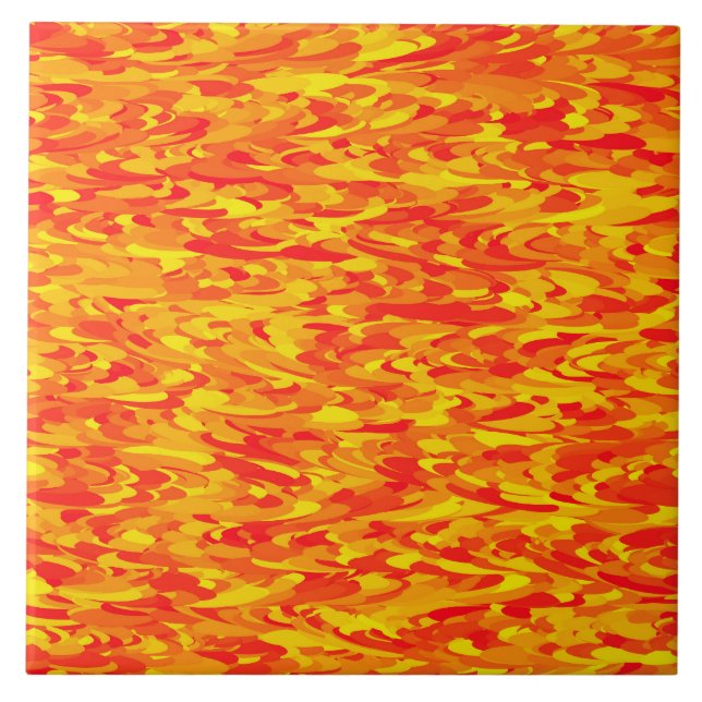 Abstrato - Padrão Laranja Amarelo (Frente)
