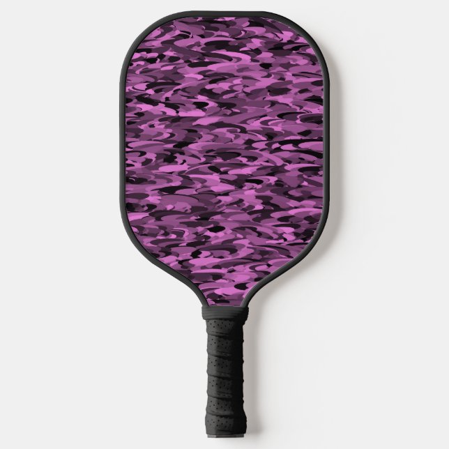 Abstrato Padrão preto roxo (Front)