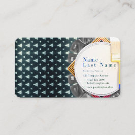 Abstrato Painters Modern Cartão de visita