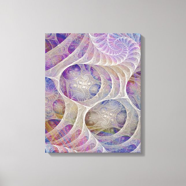 Abstrato - Palácio do Gelo - Arte Canvas Retangula (Frente)