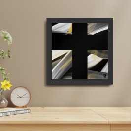 Abstrato Paper Trend poster Art Black White