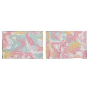 Abstrato para Paint Coral - Turquesa amarela