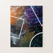 Abstrato Pi: Quebra-cabeça de Arte Matemática