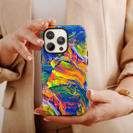Abstrato Pintado Azul | iPhone 14 Case-Mate
