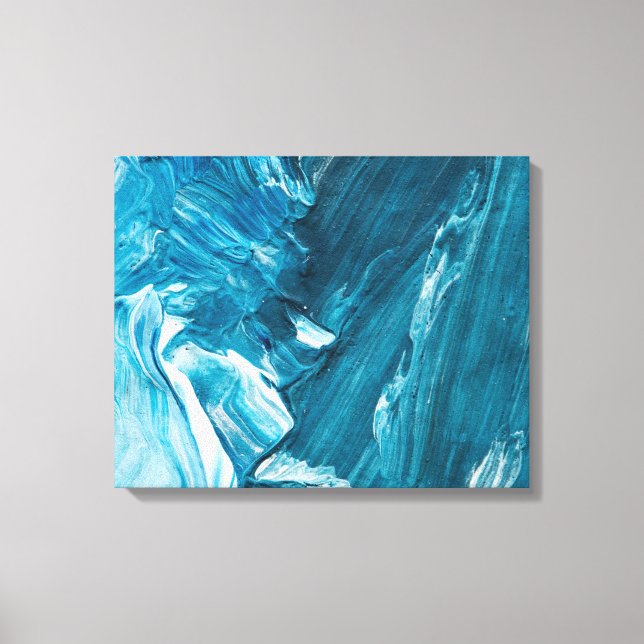 Abstrato pintando Canvas Premium (Brilho) (Frente)