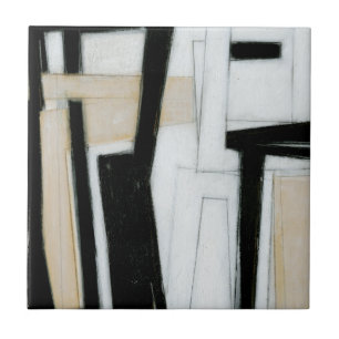 Abstrato, pintura a preto e branco