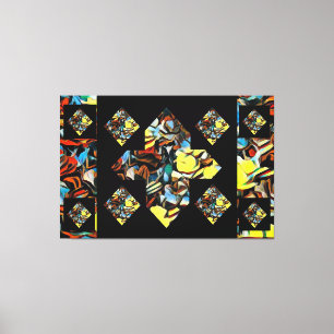 Abstrato Plus - Sinal de Arte de Canvas de Cravage