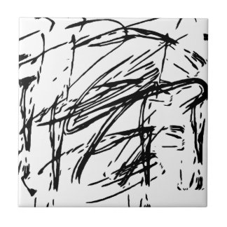 Abstrato preto e branco