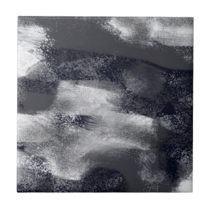 Abstrato preto e branco contemporâneo