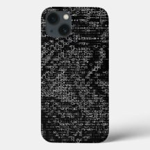 Abstrato preto e branco digital