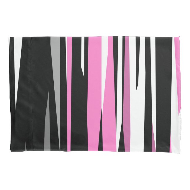 abstrato preto e branco rosa (Frente)