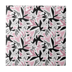 Abstrato, Preto e Rosa, Juventude, Almofada Modern