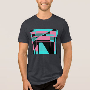 Abstrato preto rosa-rosa Design do labirinto