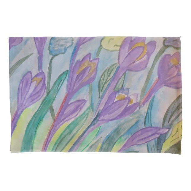 Abstrato Primavera Crocus (Frente)