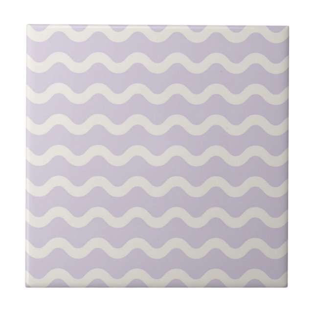 Abstrato Purple Wavy Stripe - Destaque doméstico m (Frente)