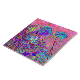 Abstrato púrpura e azul-hidrangea com magenta
