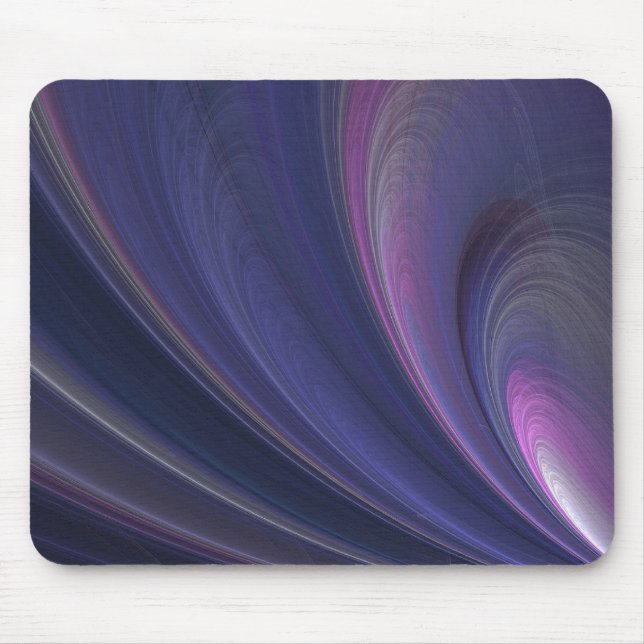 Abstrato Rainbow Swirl Mouse Pad (Frente)