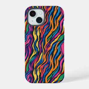 Abstrato Rainbow Zebra Pattern