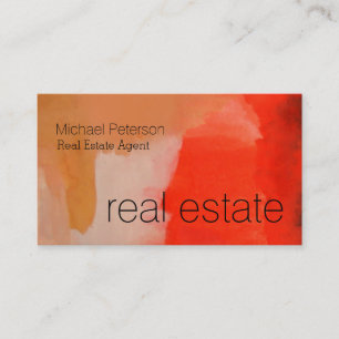 Abstrato Real Estate Agent Cartão de visita
