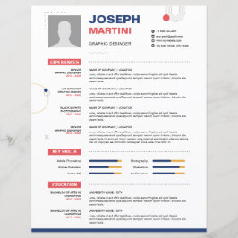 Abstrato Resume, CV + Carta