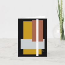Abstrato retângulo Cartões de Nota