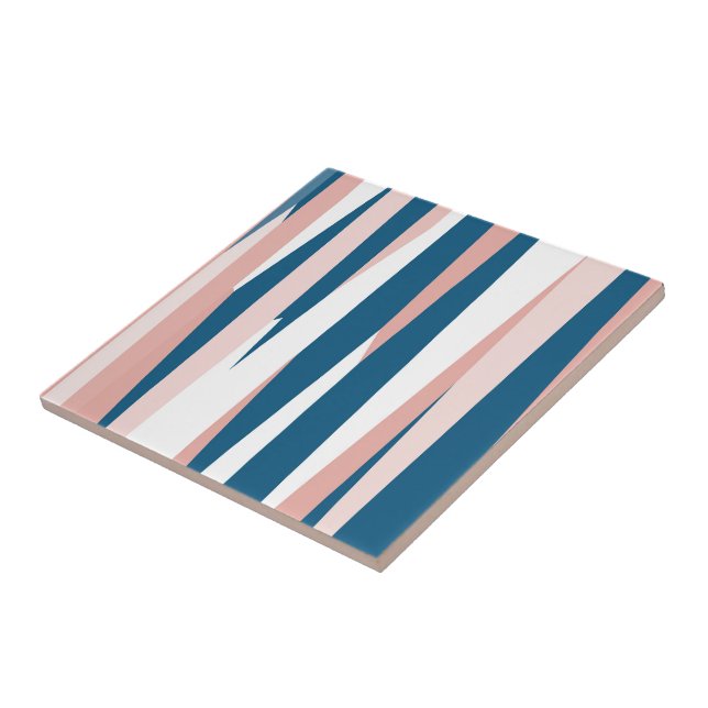 Abstrato rosa azul e branco (Lateral)