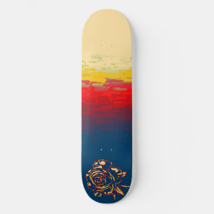 Abstrato Rosa de skate