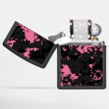 Abstrato rosa e preto