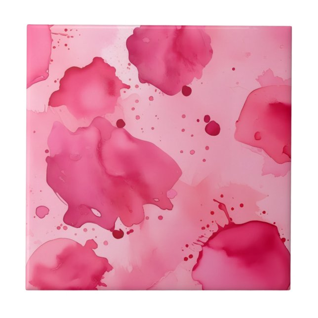 Abstrato Rosa sobre Rosa  (Frente)