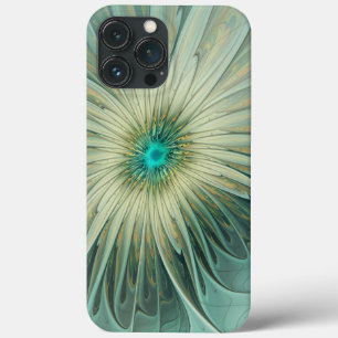 Abstrato Sage Green Fantasy Flor Arte Fractal