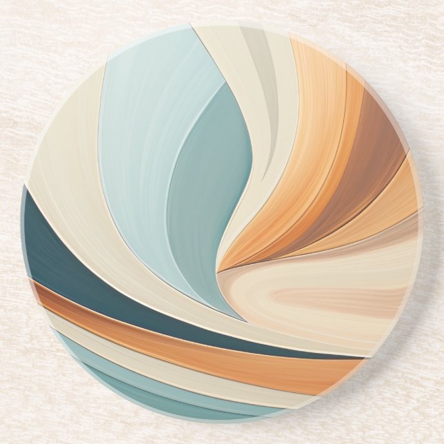 Abstrato Sandstone Porta copos (Frente)