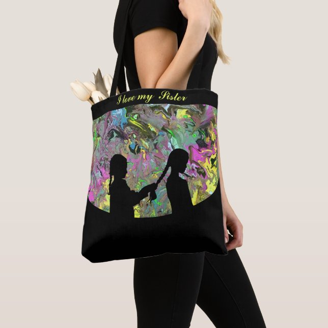 Abstrato-SISTERS Tote Bag (Close Up)