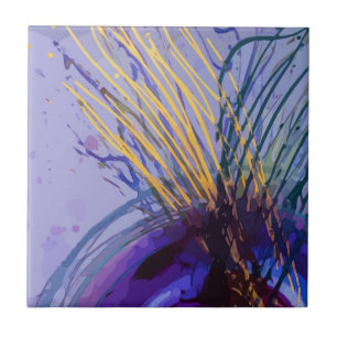 Abstrato Splatter Azulejo cerâmico