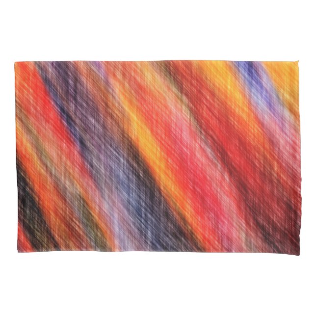 Abstrato Sunset Color Travesseiro Case (Frente)