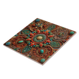 Abstrato Terracotta Art de Natal