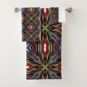 Abstrato toalhas definidas
