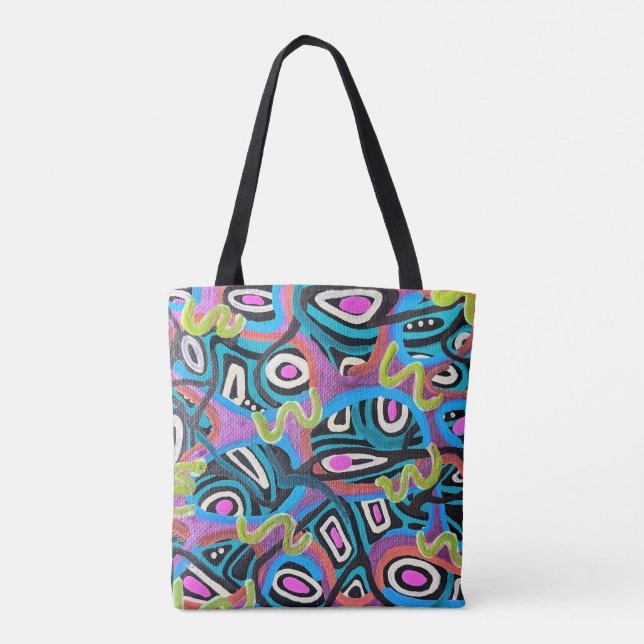 Abstrato Tote Bag (Verso)