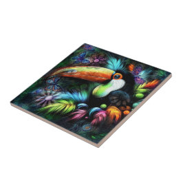 Abstrato Toucador de pássaros do Whimsso Laranja T