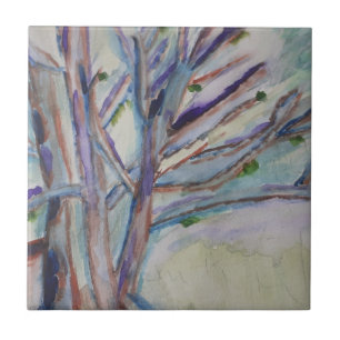 Abstrato Tree Azulejo Cerâmica