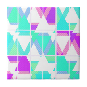 Abstrato triângulos modela formas impressão geom