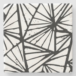 Abstrato triângulos Porta copos de pedra Impressão