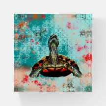 Abstrato Turtle Trabalho de arte