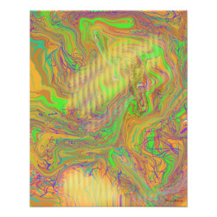 Abstrato Verde Foto Alargamento