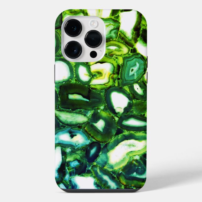 Abstrato verde-geode, gemstone verde (Verso)